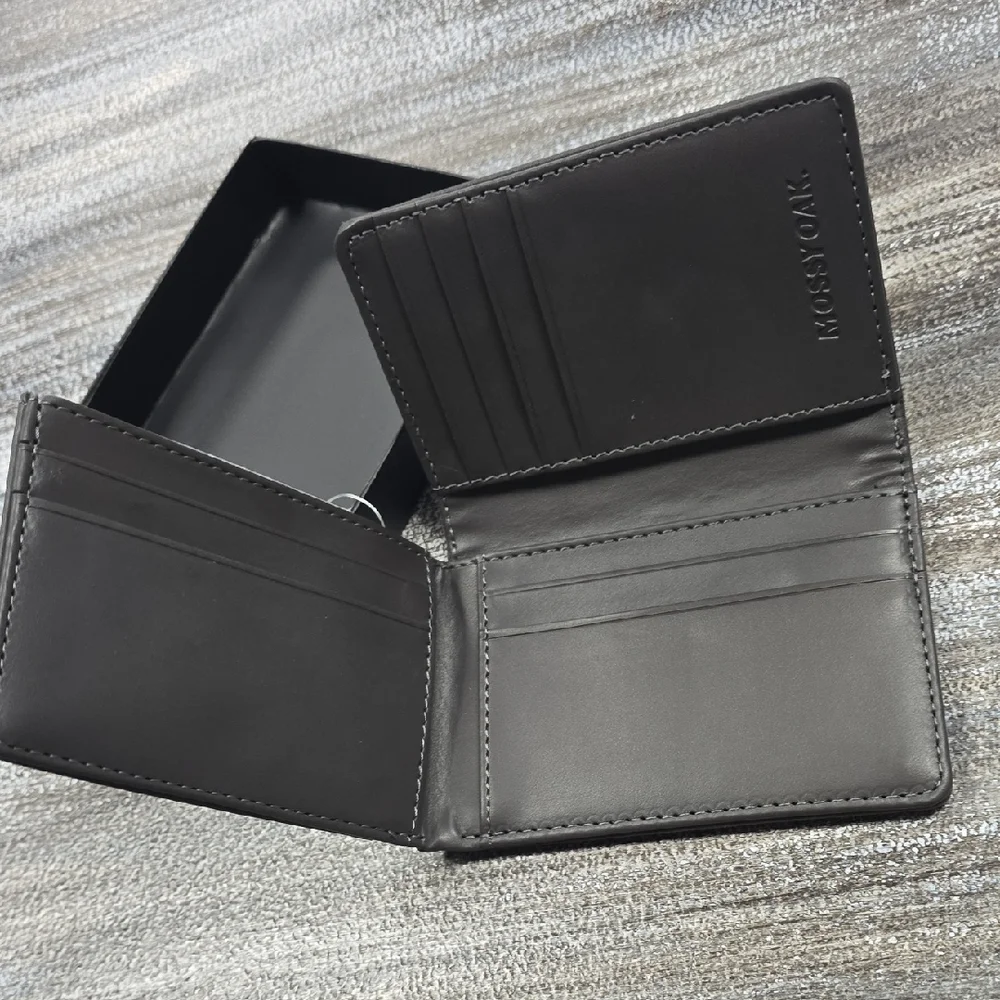 Mossy Oak Gray Tri‑Fold Wallet – Leather‑Like Feel
